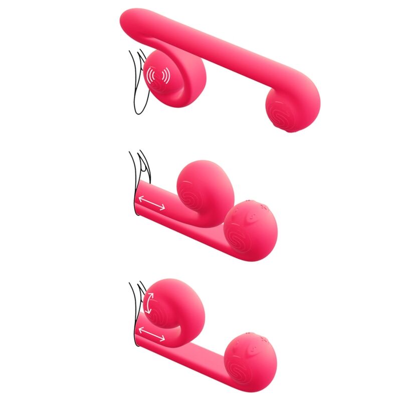 Snail Vibe - Multiaction Vibrator Pink