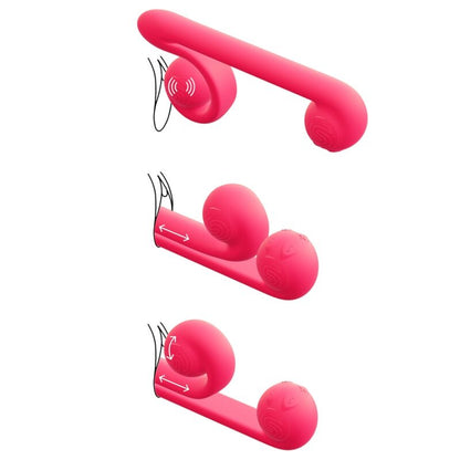 Snail Vibe - Multiaction Vibrator Pink