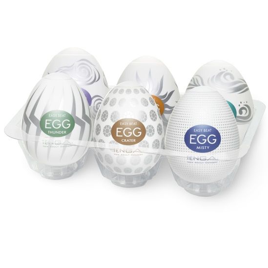 Tenga - Masturbator Egg Model Ii Pack 6 Units