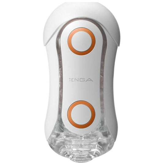 Tenga - Flip Orb Strong Crash Masturbator White And Orange