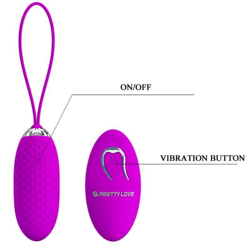 Pretty Love - Joanna Vibrating Egg Remote Control 12 Modes