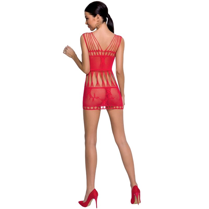 Passion - Woman Bs090 Red Bodystocking One Size