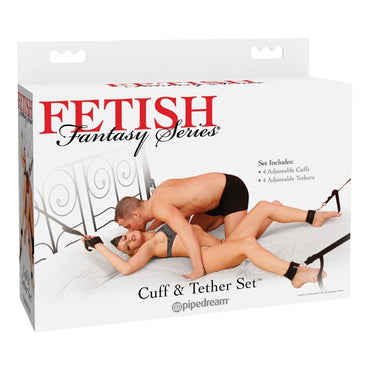 Fetish Fantasy Cuff And Tether Set