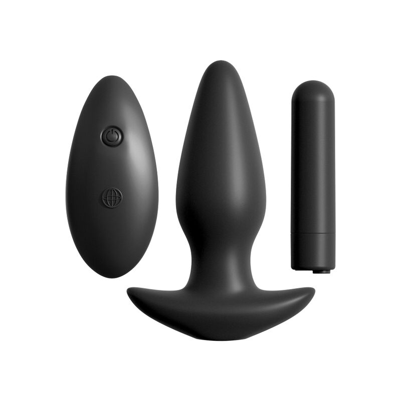 Experience hands-free pleasure with the Anal Fantasy Plug Anal Remote Control. Wireless, Elite™ silicone, customizable vibrations, and perfect for discreet anal play.1