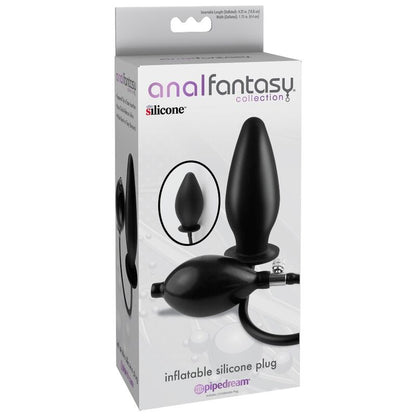 Experience customizable anal stimulation with the Anal Fantasy Inflatable Silicone Plug. Adjustable size, Elite™ silicone, and perfect for beginners or advanced users.3