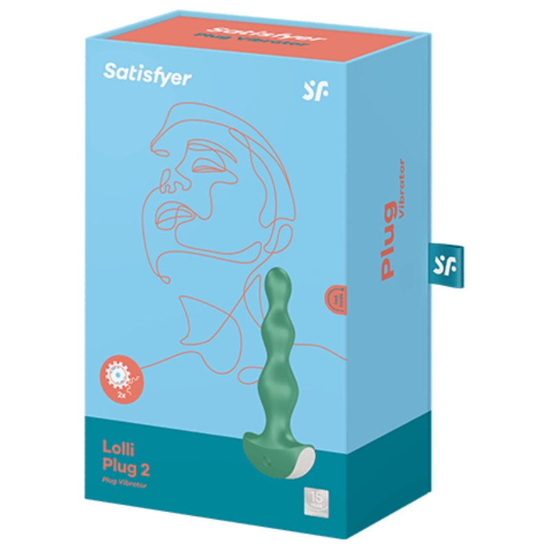 Satisfyer - Lolli Plug 2 Plug Vibrator Green