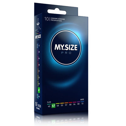 My Size Pro Made-to-Measure Latex Condoms – Condoms – 10 Pack 47 MM – product photo 6