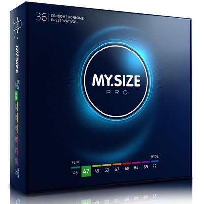 My Size Pro Made-to-Measure Latex Condoms – Condoms – 36 Pack 47 MM – product photo 8