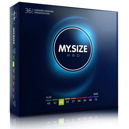 My Size Pro Made-to-Measure Latex Condoms – Condoms – 36 Pack 49MM – product photo 13