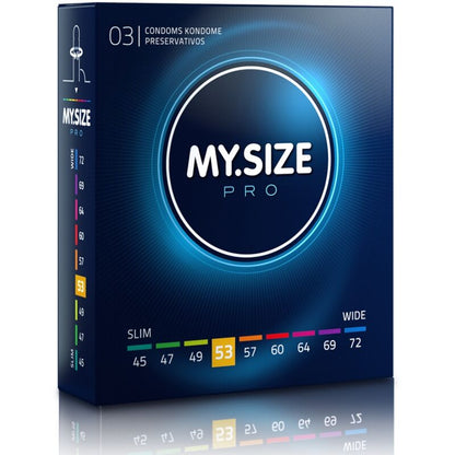 My Size Pro Made-to-Measure Latex Condoms – Condoms – 3 Pack 53MM – product photo 16
