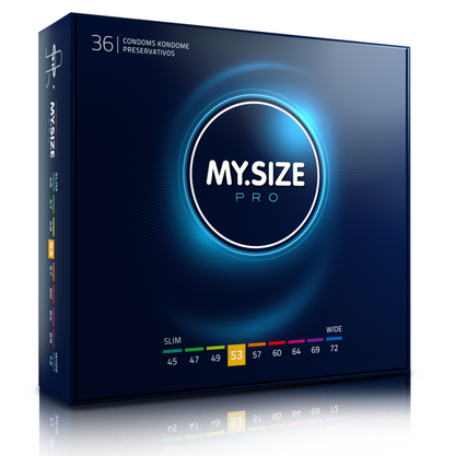 My Size Pro Made-to-Measure Latex Condoms – Condoms – 36 Pack 53MM – product photo 17