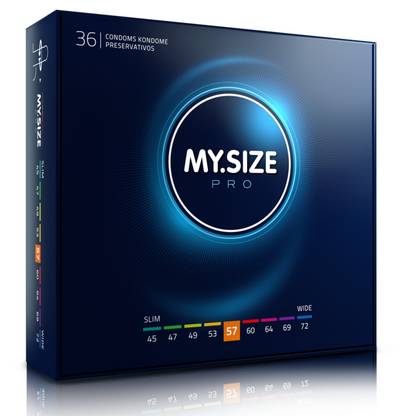 My Size Pro Made-to-Measure Latex Condoms – Condoms – 36 Pack 57MM – product photo 21