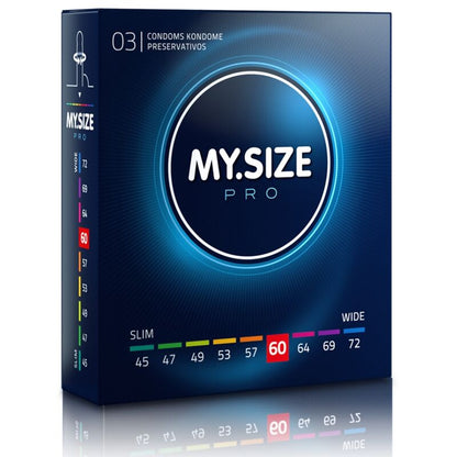 My Size Pro Made-to-Measure Latex Condoms – Condoms – 3 Pack 60MM – product photo 24