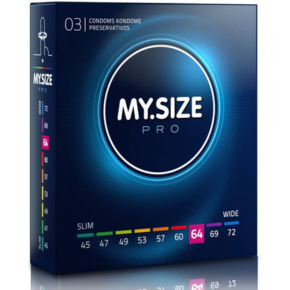 My Size Pro Made-to-Measure Latex Condoms – Condoms – 3 Pack 64MM – product photo 28