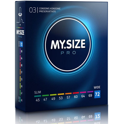 My Size Pro Made-to-Measure Latex Condoms – Condoms – 3 Pack 72 MM – product photo 36