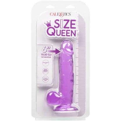 California Exotics - Size Queen Dildo Purple 15.3 Cm