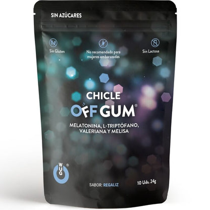 Wug Gum - Off Valerian, Tryptophan, Lemon Balm And Melatonin 10 Units