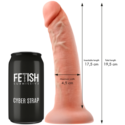 Fetish Submissive Cyber Strap - Harness With Remote Control Dildo Watchme M Technology