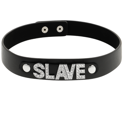 Coquette - Chic Desire Slave Vegan Leather Choker