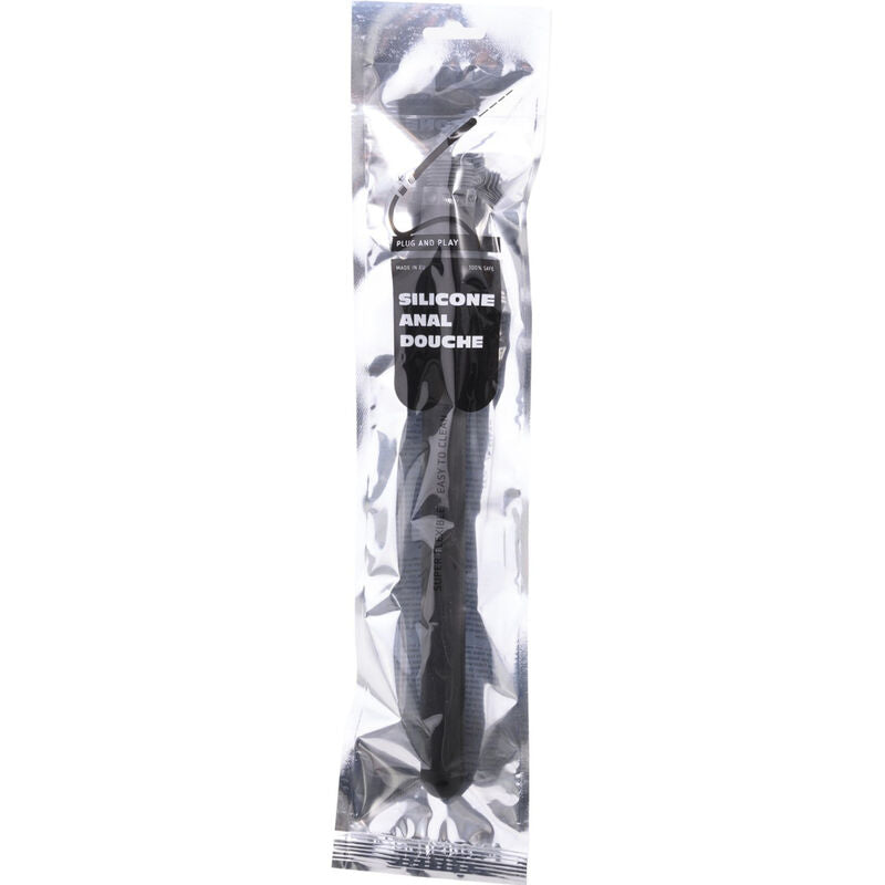 Achieve a hygienic cleanse with the All Black Shower Anal Silicone. Flexible, body-safe silicone, easy installation, and compatible with all lubricants. Vacuum-packed.12