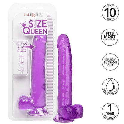 California Exotics - Size Queen Dildo Purple 25.5 Cm