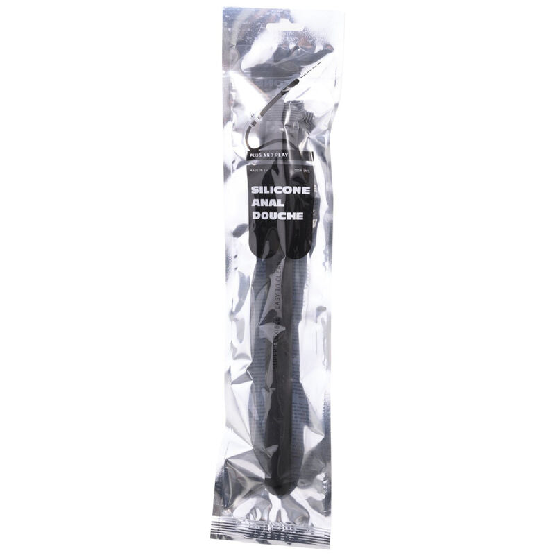 Achieve a thorough clean with the All Black Anal Silicone Douche. Flexible, body-safe silicone, easy installation, and compatible with all lubricants. Vacuum-packed.2