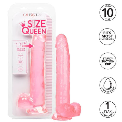 California Exotics - Size Queen Dildo Pink 25.5 Cm