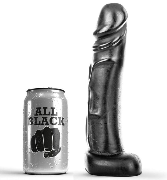 Discover deep pleasure with the All Black Big Elegant Dildo. Realistic, flexible, and body-safe. Compatible with water or silicone lubricants for smooth play.1