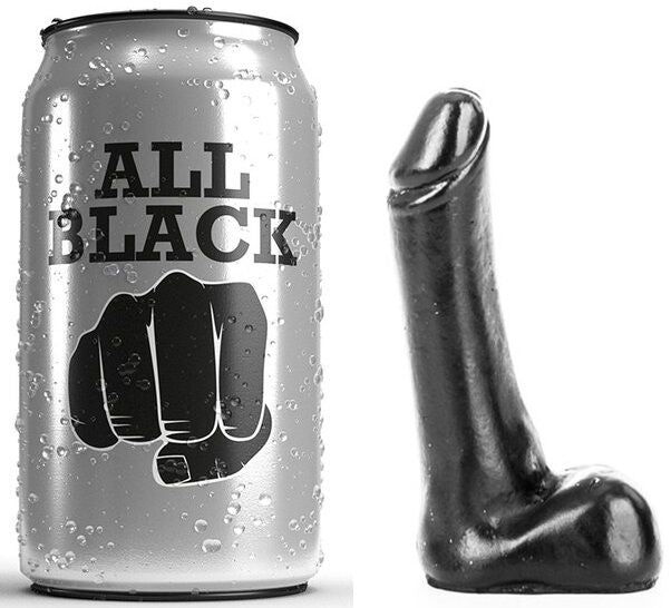 Discover comfortable pleasure with the All Black Dildo Small Fine. Smooth, compact, and beginner-friendly. Body-safe and compatible with water or silicone lubricants.1