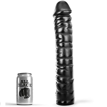 Experience intense, textured sensations with the All Black Dong Ribbed Dildo. Extra-large, ribbed, and body-safe. Compatible with all lubricants for smooth play.1
