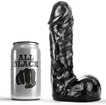 Enjoy lifelike sensations with the All Black Dong Dildo. Soft, flexible, and slightly veined for realistic pleasure. Body-safe, compatible with all lubricants.1