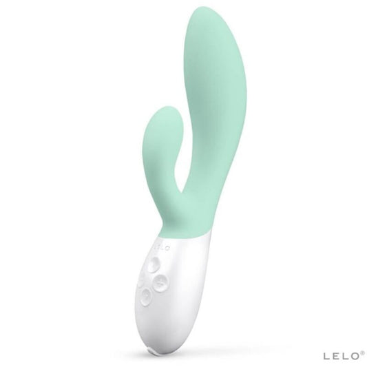 Lelo - Ina 3 Green Rabbit Vibrator Luxury Seaweed