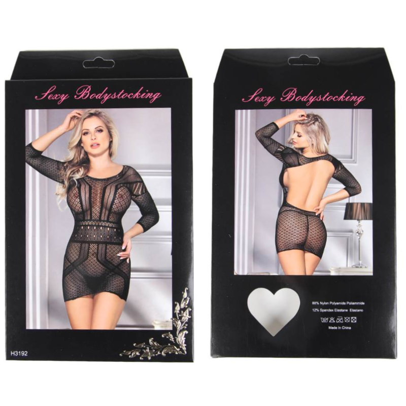 Queen Lingerie - Net Body Dress S/L