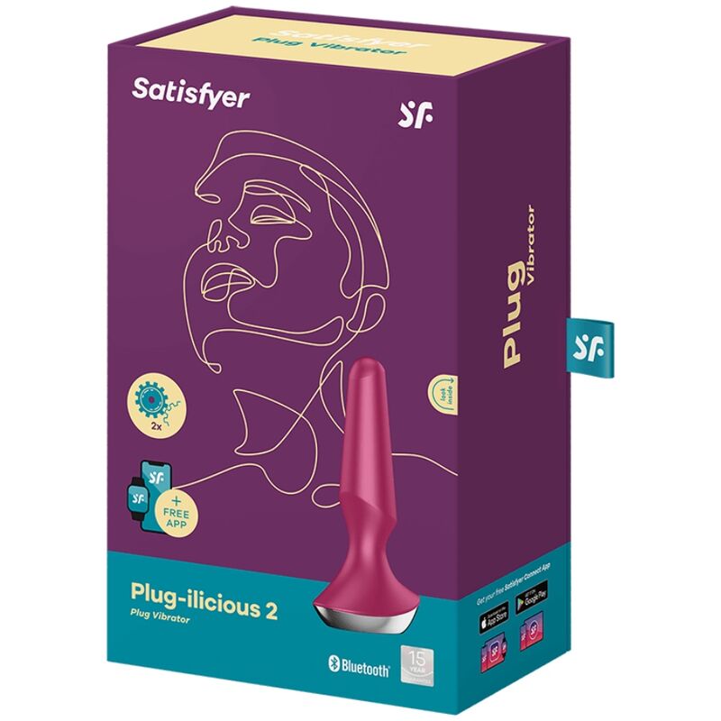 Satisfyer - Plug Ilicious 2 Plug Vibrator Berry