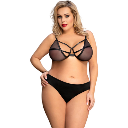 Queen Lingerie - Set Two Pieces Plus Size