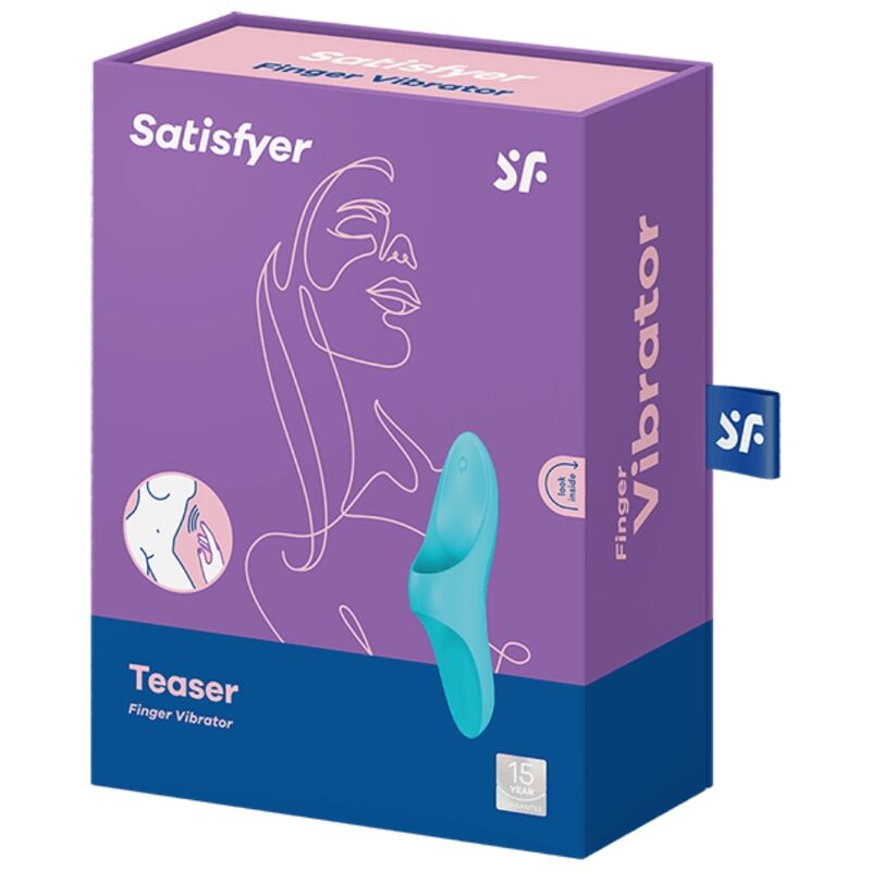 Satisfyer - Teaser Finger Vibrator Blue Light