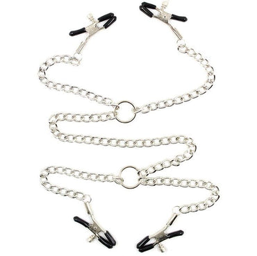 Ohmama Fetish - 4 Nipple Clamps With Chains