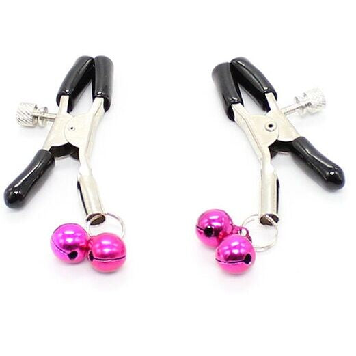 Ohmama Fetish - Nipple Clamps With Pink Bell