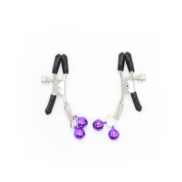 Ohmama Fetish - Nipple Clamps With Lilac Bell