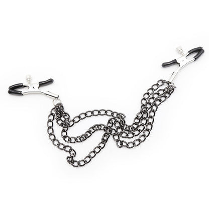 Ohmama Fetish - Nipple Clamps With Black Chains