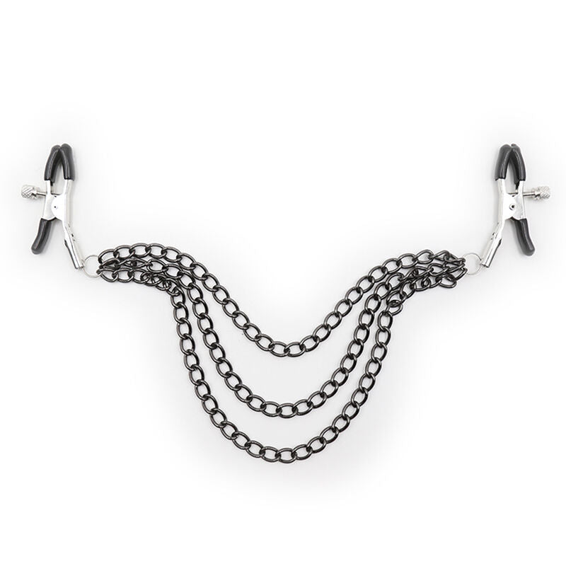 Ohmama Fetish - Nipple Clamps With Black Chains