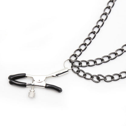 Ohmama Fetish - Nipple Clamps With Black Chains