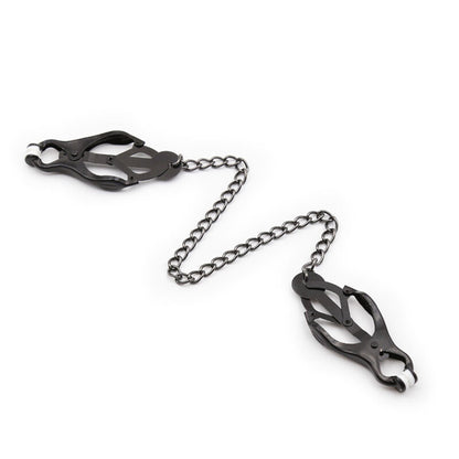 Ohmama Fetish - Japanese Nipple Clamps With Black Chain