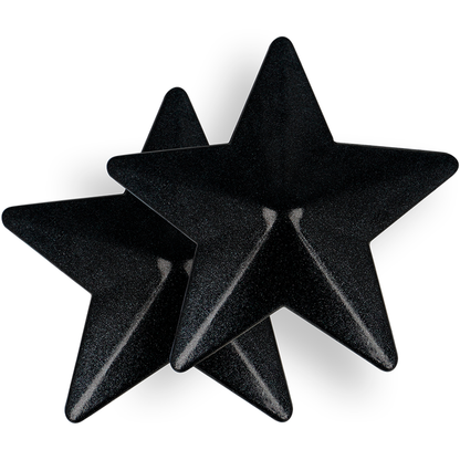 Coquette Chic Desire - Black Stars Nipple Covers