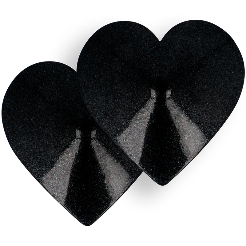 Coquette Chic Desire - Black Hearts Nipple Covers