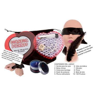 Diablo Picante Spicy Heart Couples Challenge Game for Two – Sex Toys – product photo 2