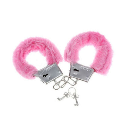 Diablo Picante furry handcuffs plush restraints black
