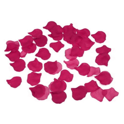 Spicy Devil rose petals in pink fuchsia and red