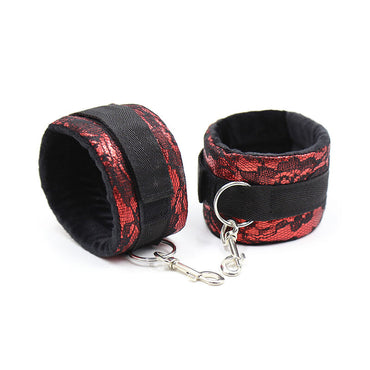 OHMAMA - Velvet Handcuffs Nylon Tape by DelighToys