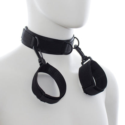 Ohmama Fetish - Nylon Handcuffs And Collar